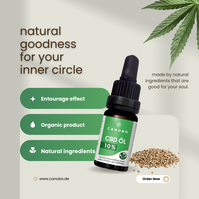 Bio CBD Öl 10% | Vollspektrum Hanfextrakt