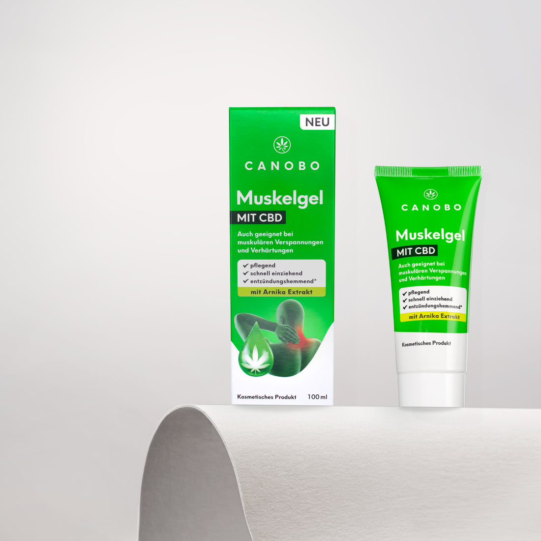 Muskelgel mit CBD &amp; Arnika | Beruhigend &amp; entspannend