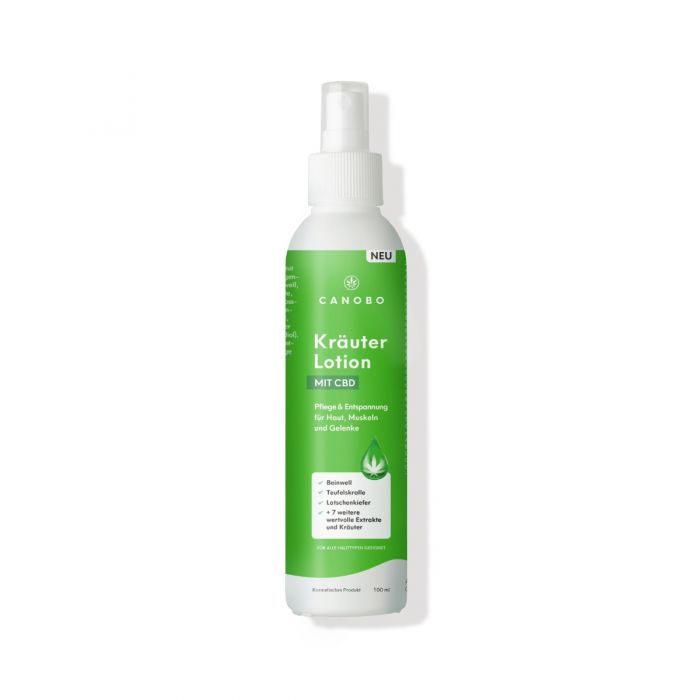 Kräuterlotion mit CBD | Natürliche Pflanzenkraft