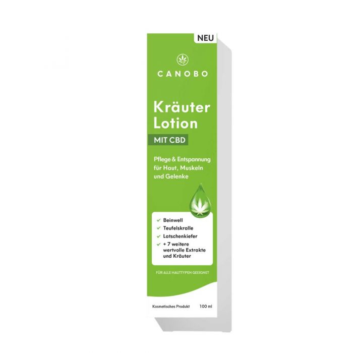 Kräuterlotion mit CBD | Natürliche Pflanzenkraft
