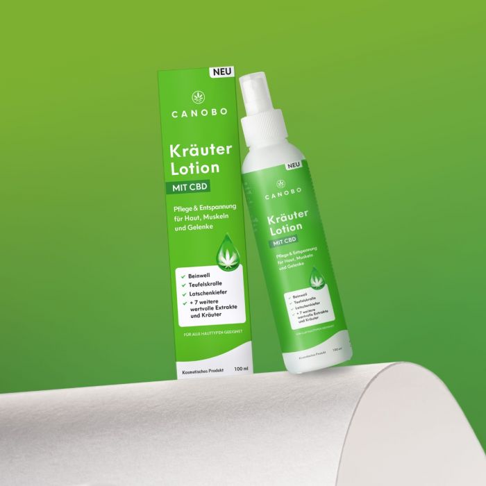 Kräuterlotion mit CBD | Natürliche Pflanzenkraft