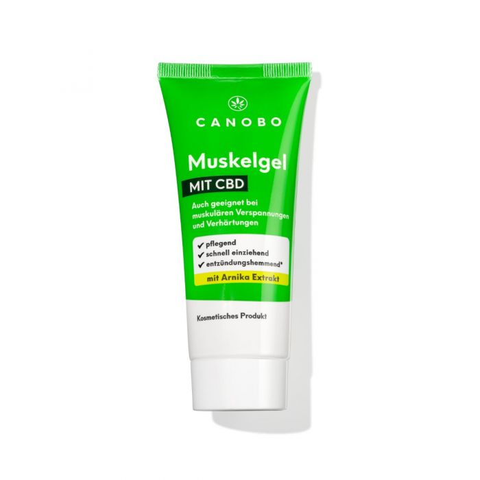 Muskelgel mit CBD &amp; Arnika | Beruhigend &amp; entspannend