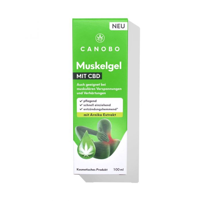 Muskelgel mit CBD &amp; Arnika | Beruhigend &amp; entspannend