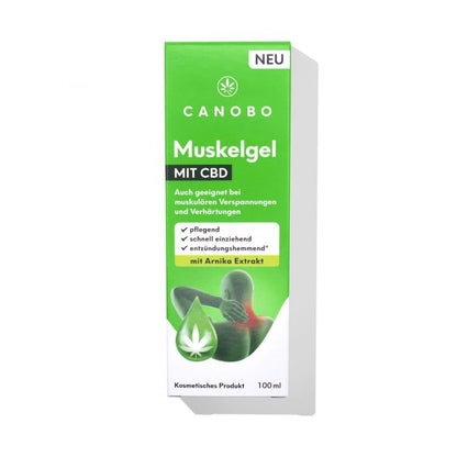 Muskelgel mit CBD &amp; Arnika | Beruhigend &amp; entspannend